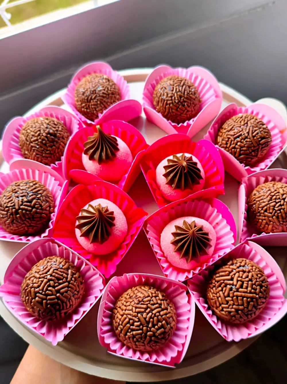 Brigadeiros artesanais da La Doces